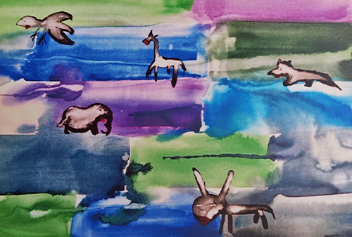 動物の絵